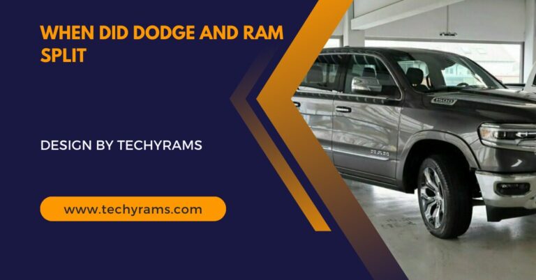 When Did Dodge And Ram Split