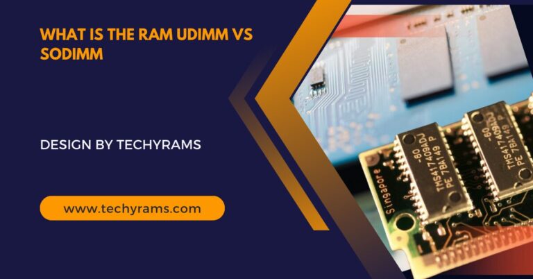 What Is The Ram Udimm Vs Sodimm