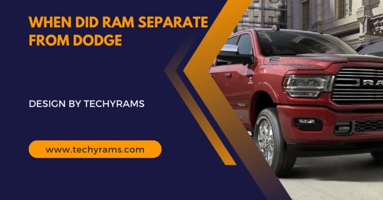 When Did Ram Separate From Dodge