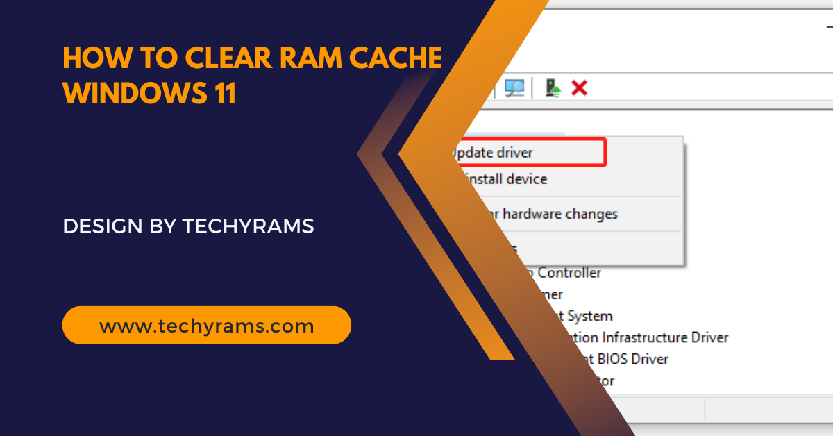 how to clear ram cache windows 11