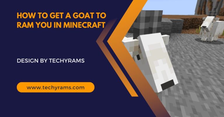 How To Get A Goat To Ram You In Minecraft